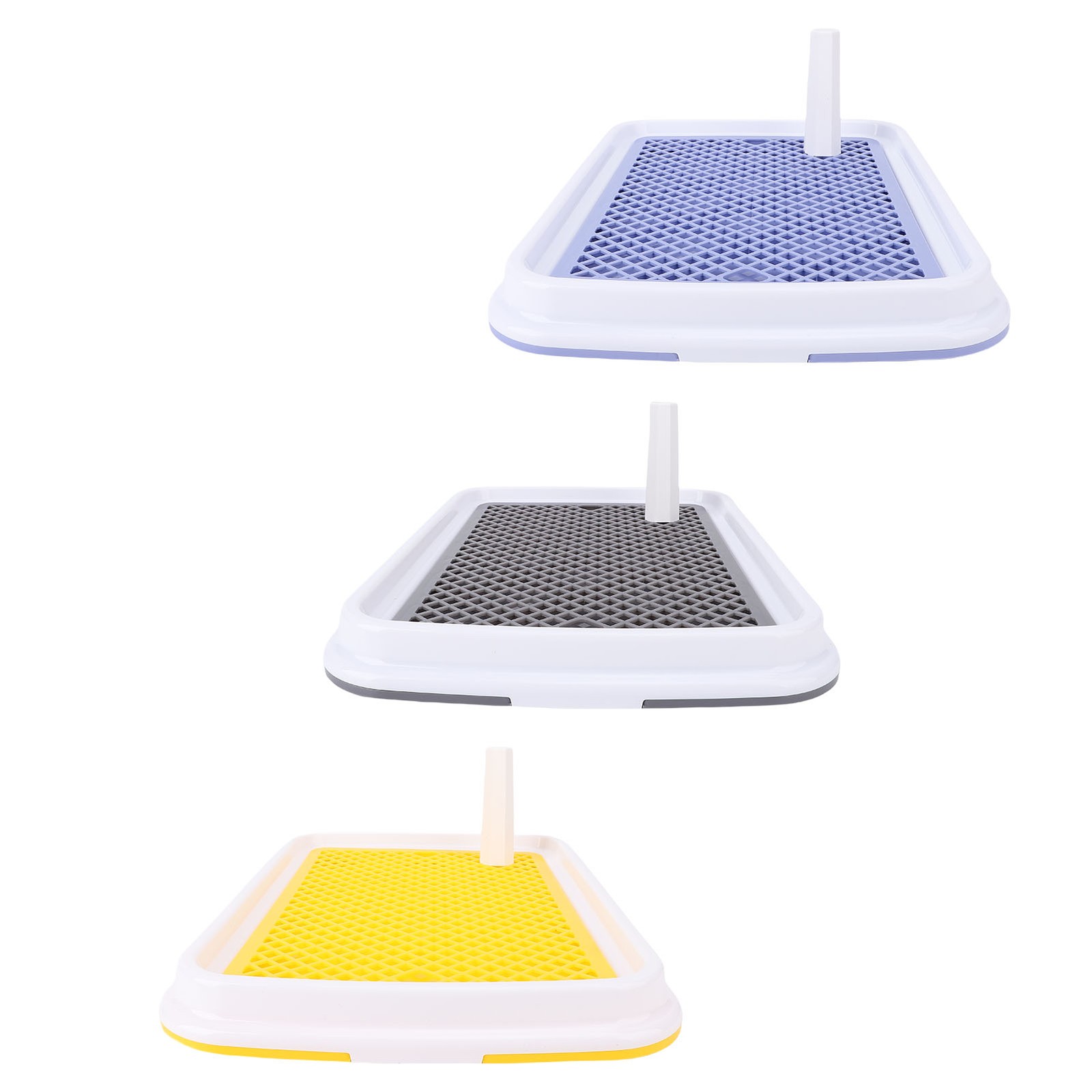 Dog Toilet High Fence Odor Proof Easy To Clean Plastic Pee Pad Holder Pet Potty