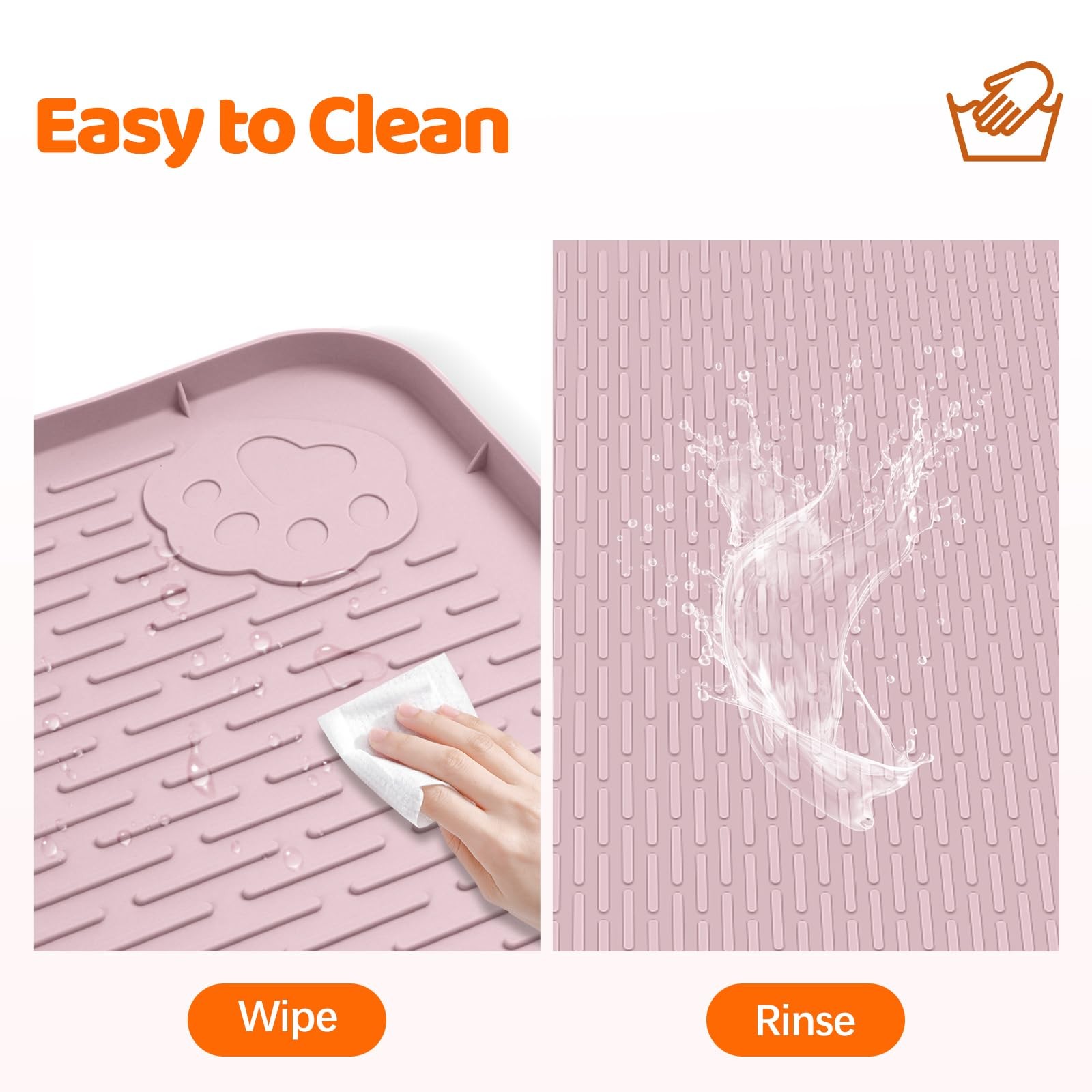 Pee Pads for Dogs 50″x35″ Reusable Puppy Training Pad Mat