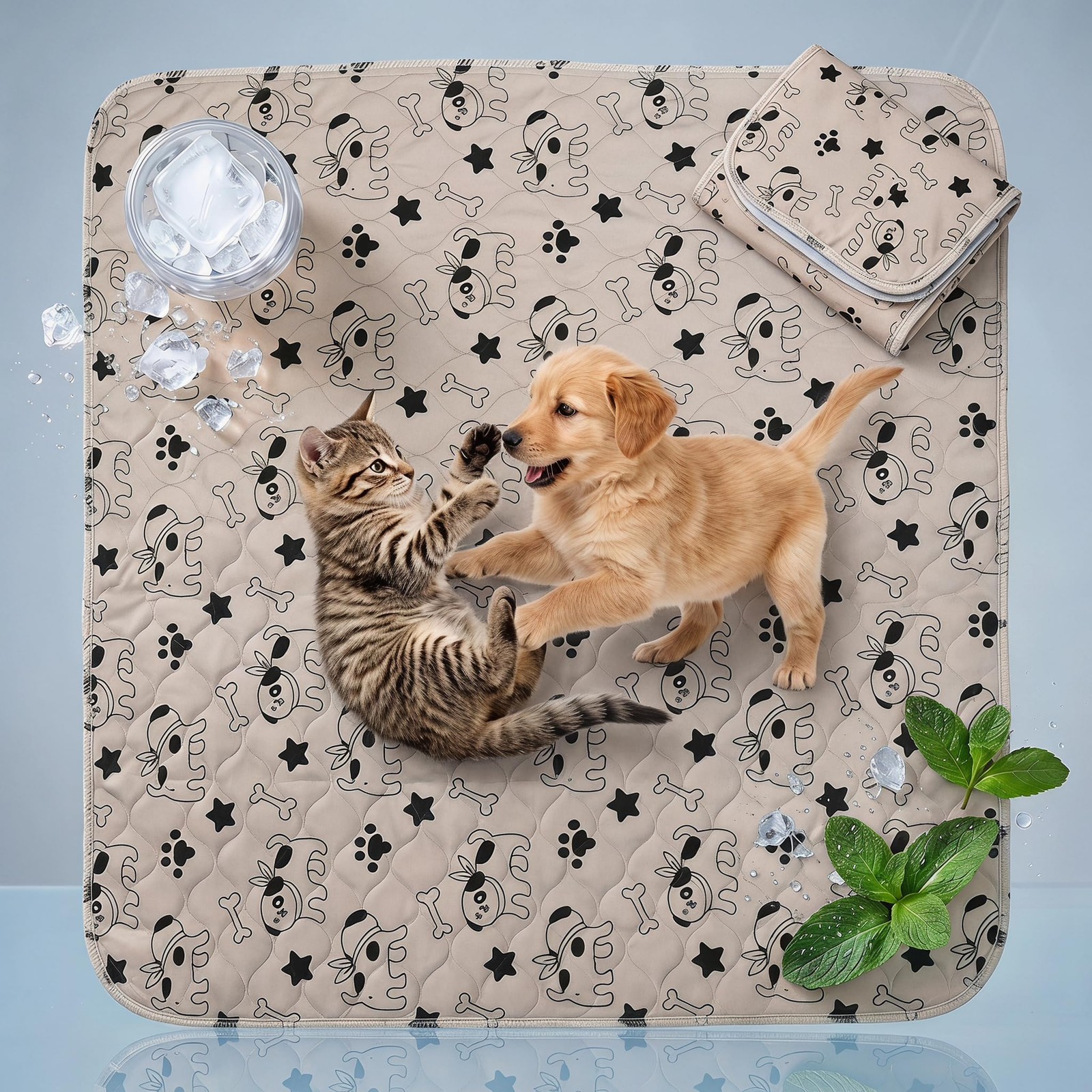 Washable Puppy Pee Pads with Pheromones, Reusable Pee Pads for Dogs, Extra La…