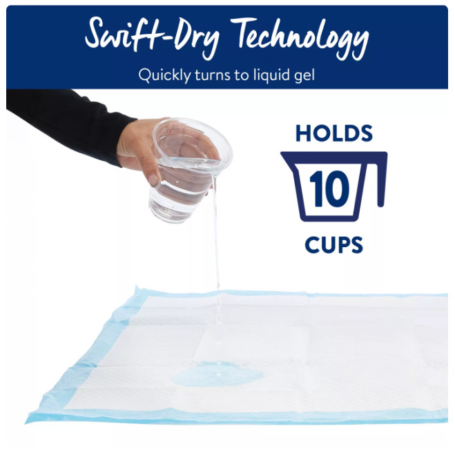 Top Paw X-Large Dog Puppy Pee Pads 150 Count 28×34 Leakproof Potty Training