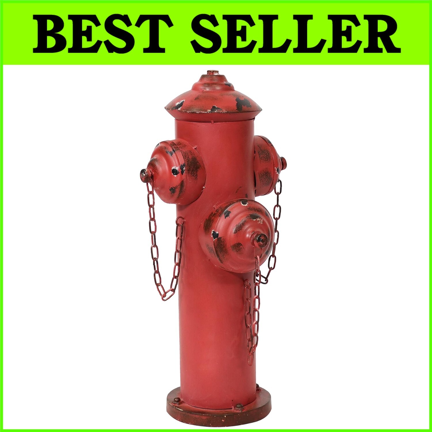 Pet Training Red Fire Hydrant with Weather-Resistant Finish – Charming Accent=