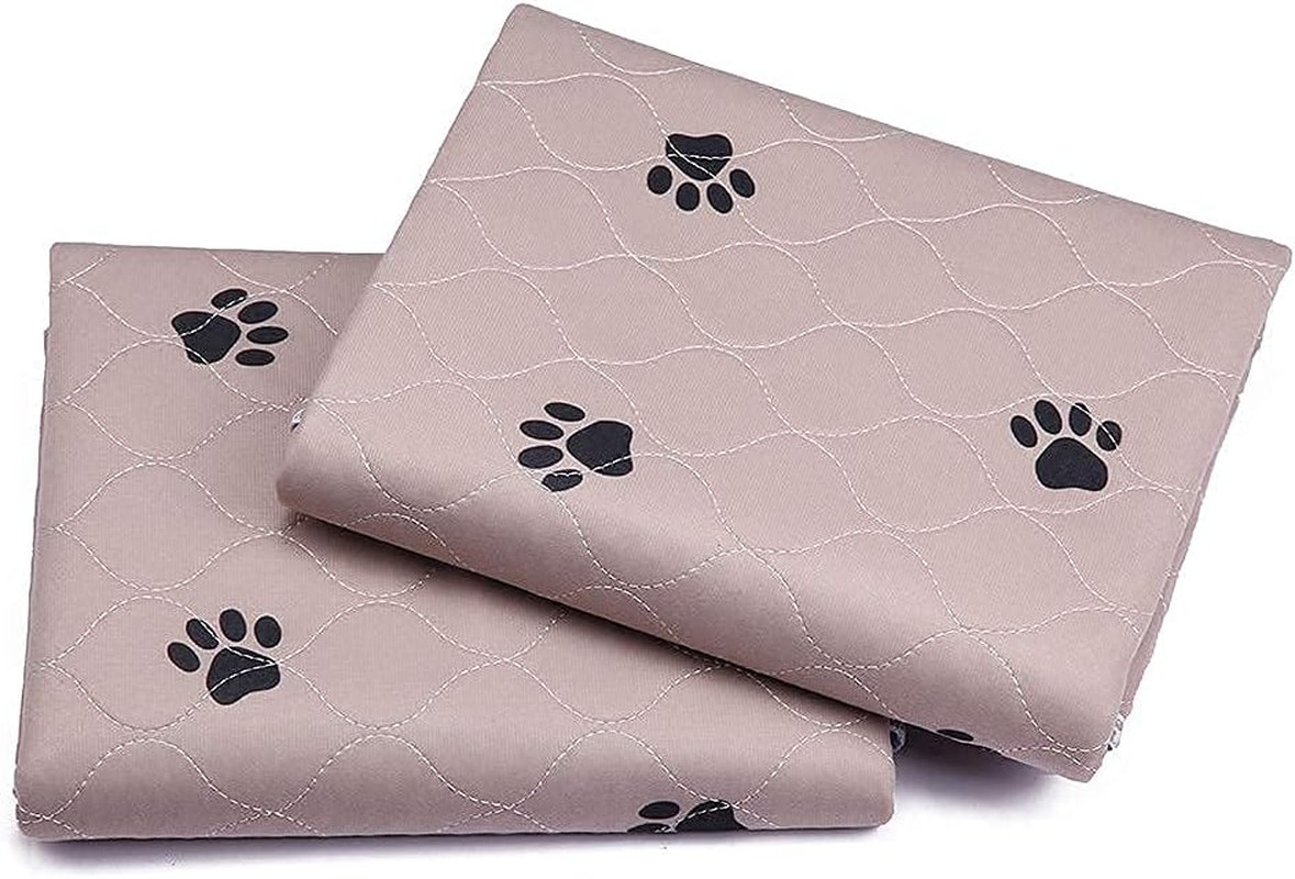 Washable Dog Pee Pads with Puppy Grooming Gloves,Puppy Pads,Reusable Pet Trainin