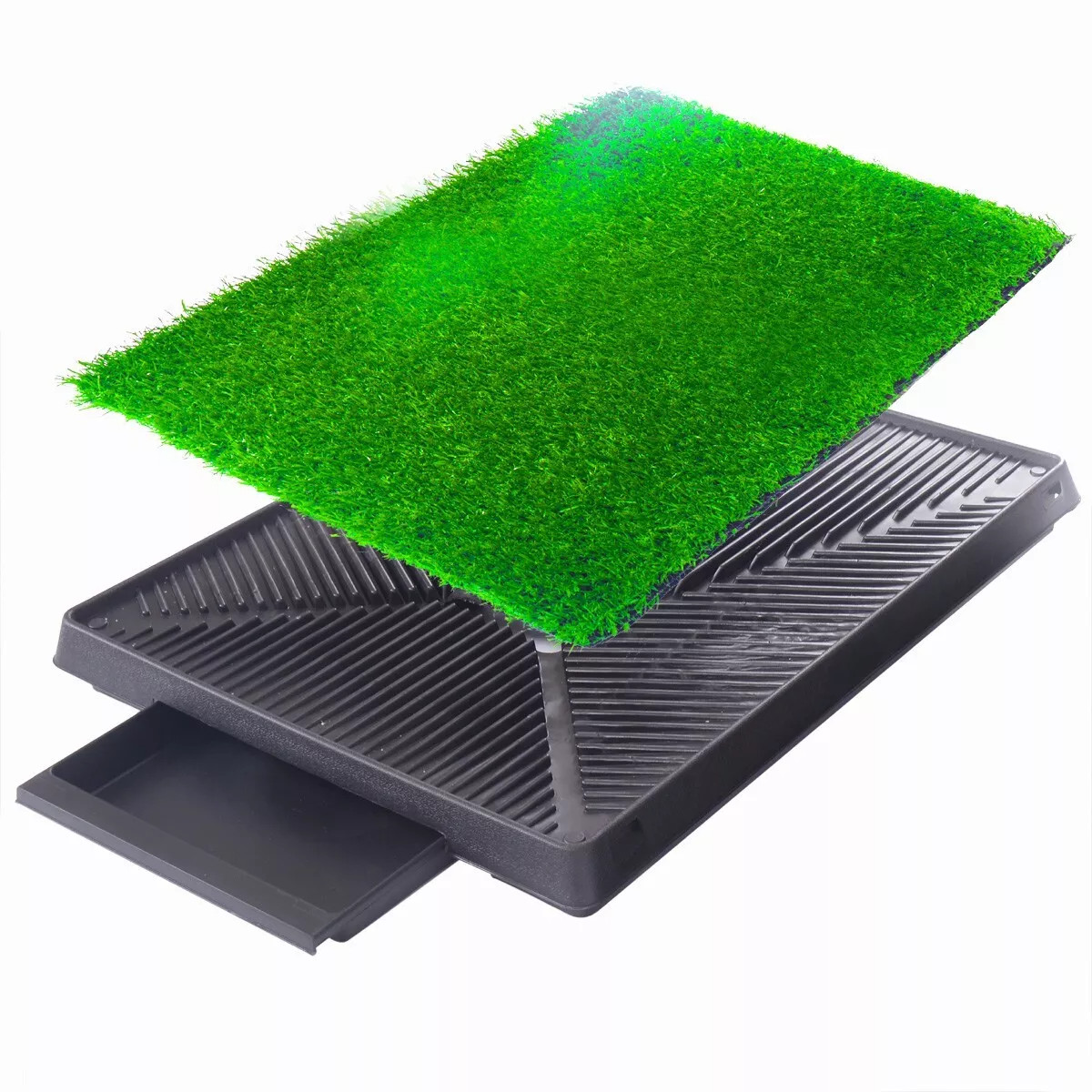 Puppy Dog Pet Potty Training Pee Pad Mat Tray Grass House Toilet W/tray Indoor