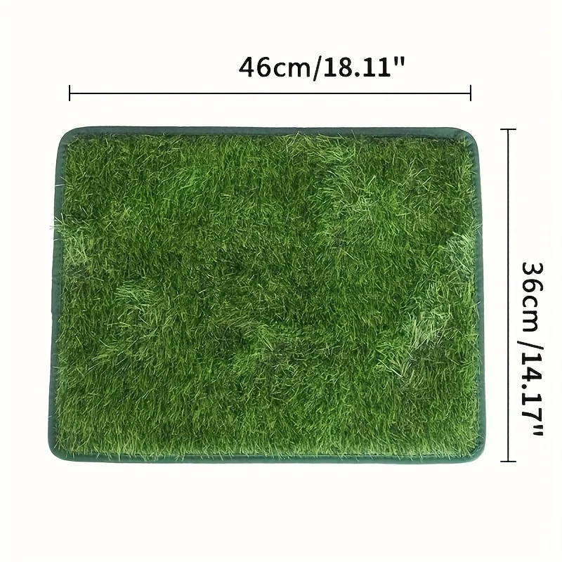 Simulation Lawn Dog Toilet Training Mat Washable Pet Urine Mat Dog Toilet Replac