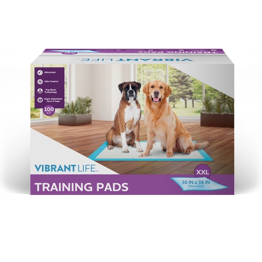 Super Absorbent Leak Proof Fast Dry XXL 30×36 Inch 100 Count Dog Puppy Training