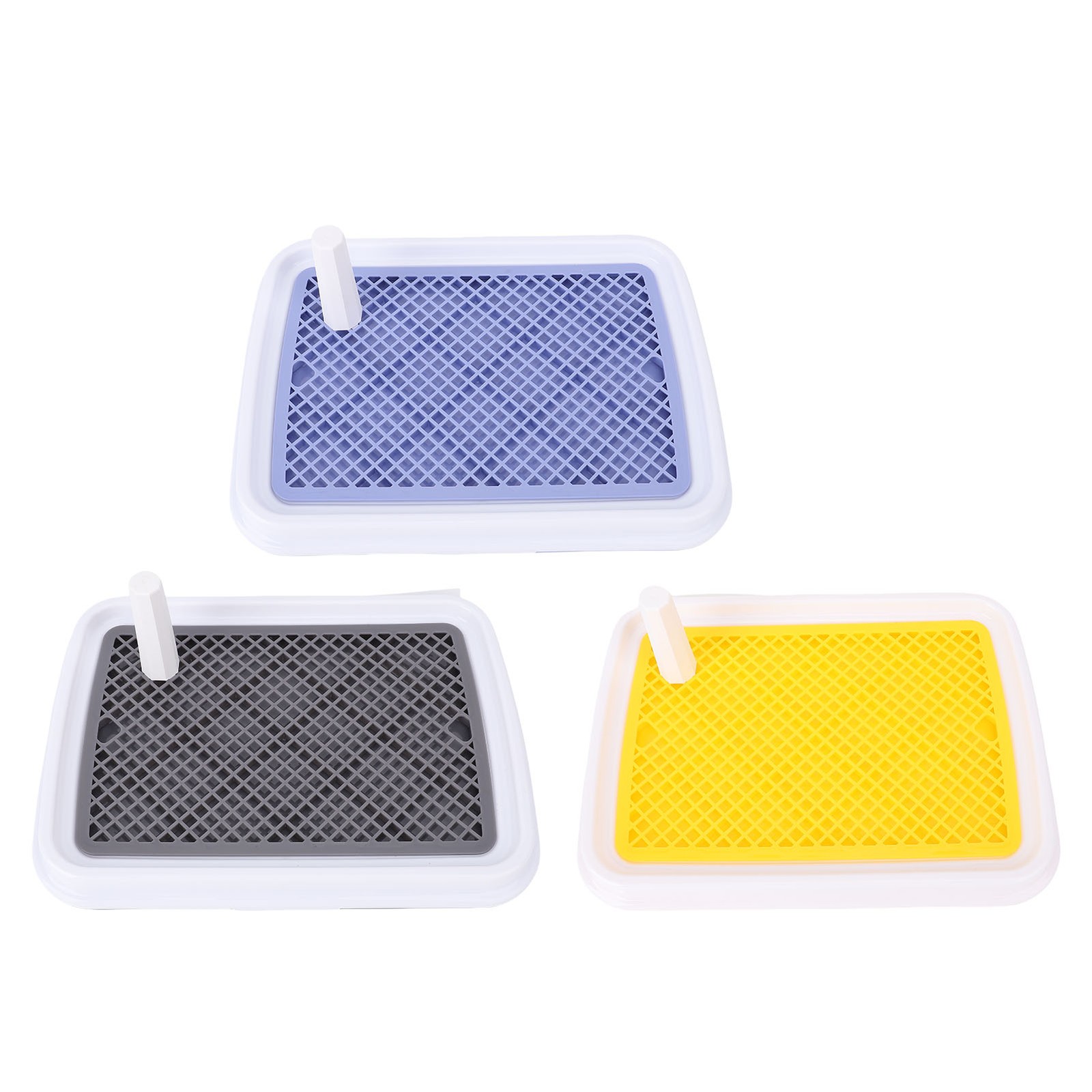 Dog Toilet High Fence Odor Proof Easy To Clean Plastic Pee Pad Holder Pet Potty
