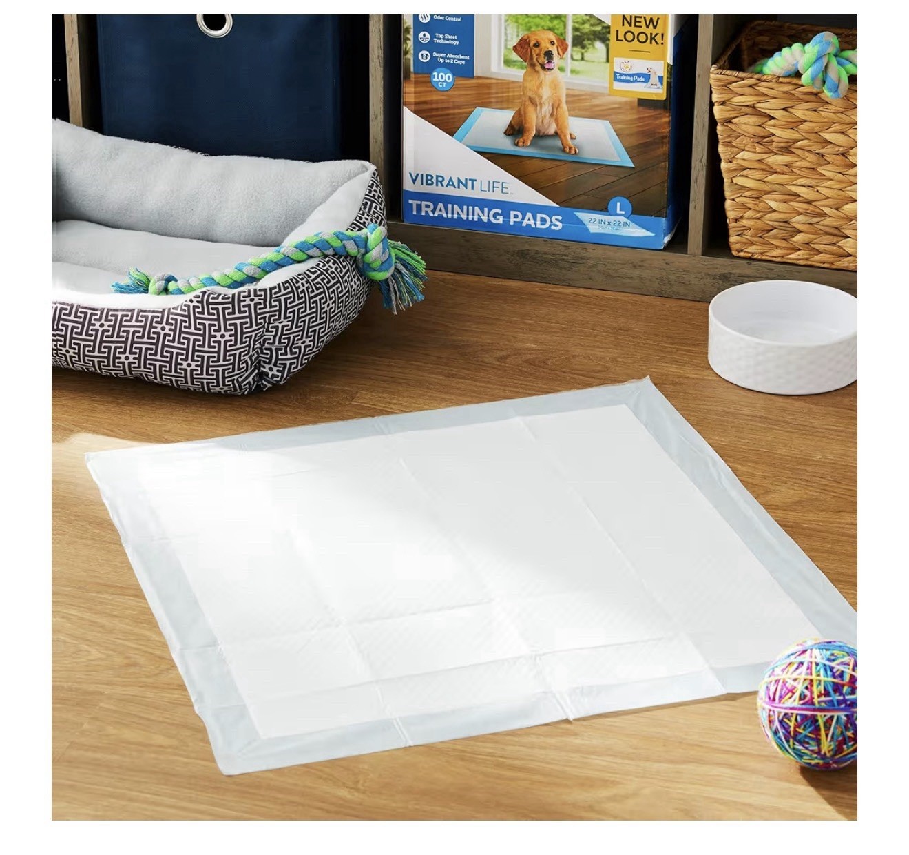 Honeycare Training Pads 22x22in Leak Proof Odor Neutralizer Quick Dry chewy