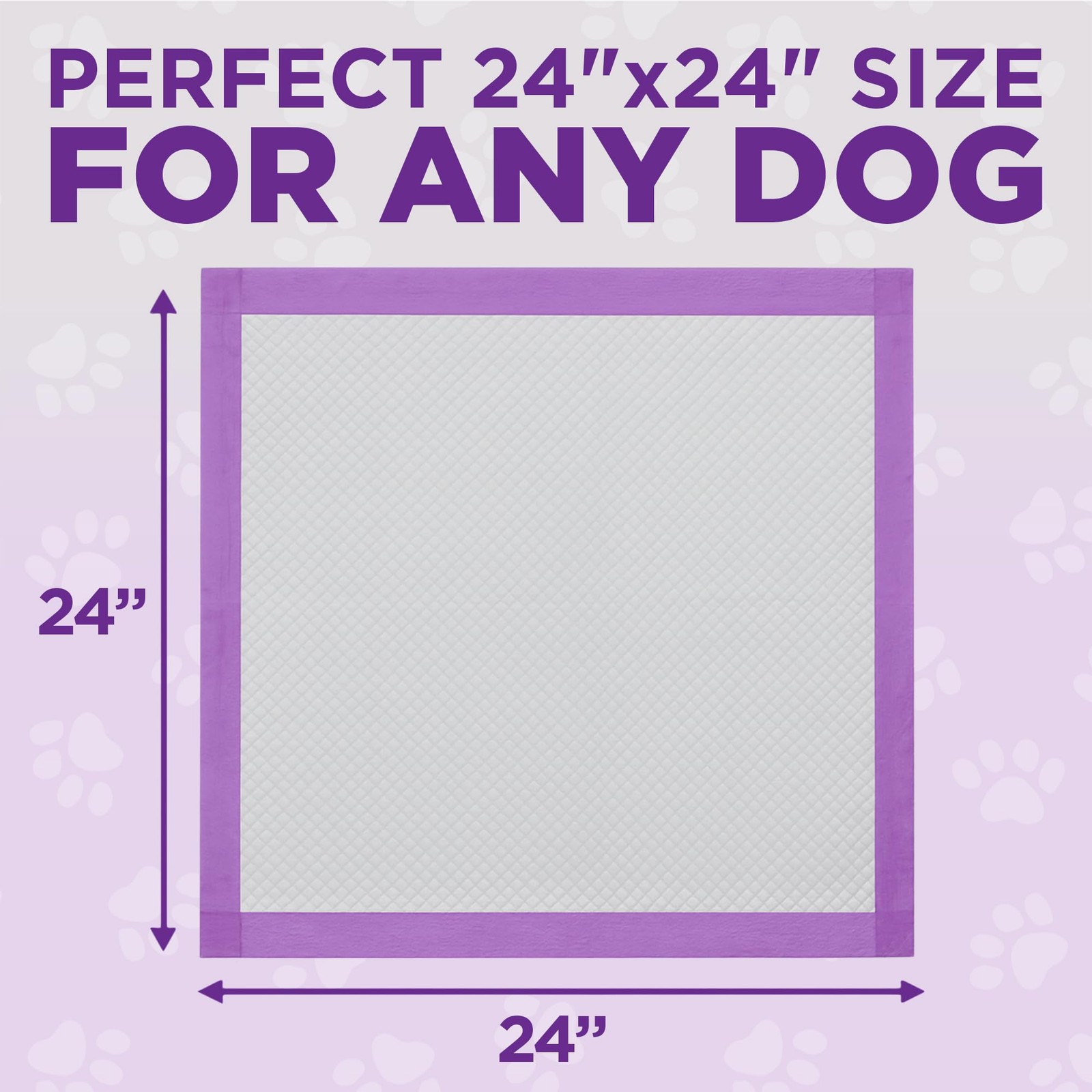 POOPH® Potty Pads™ – 50 Count – Superior Pads – 50 Count, White,purple
