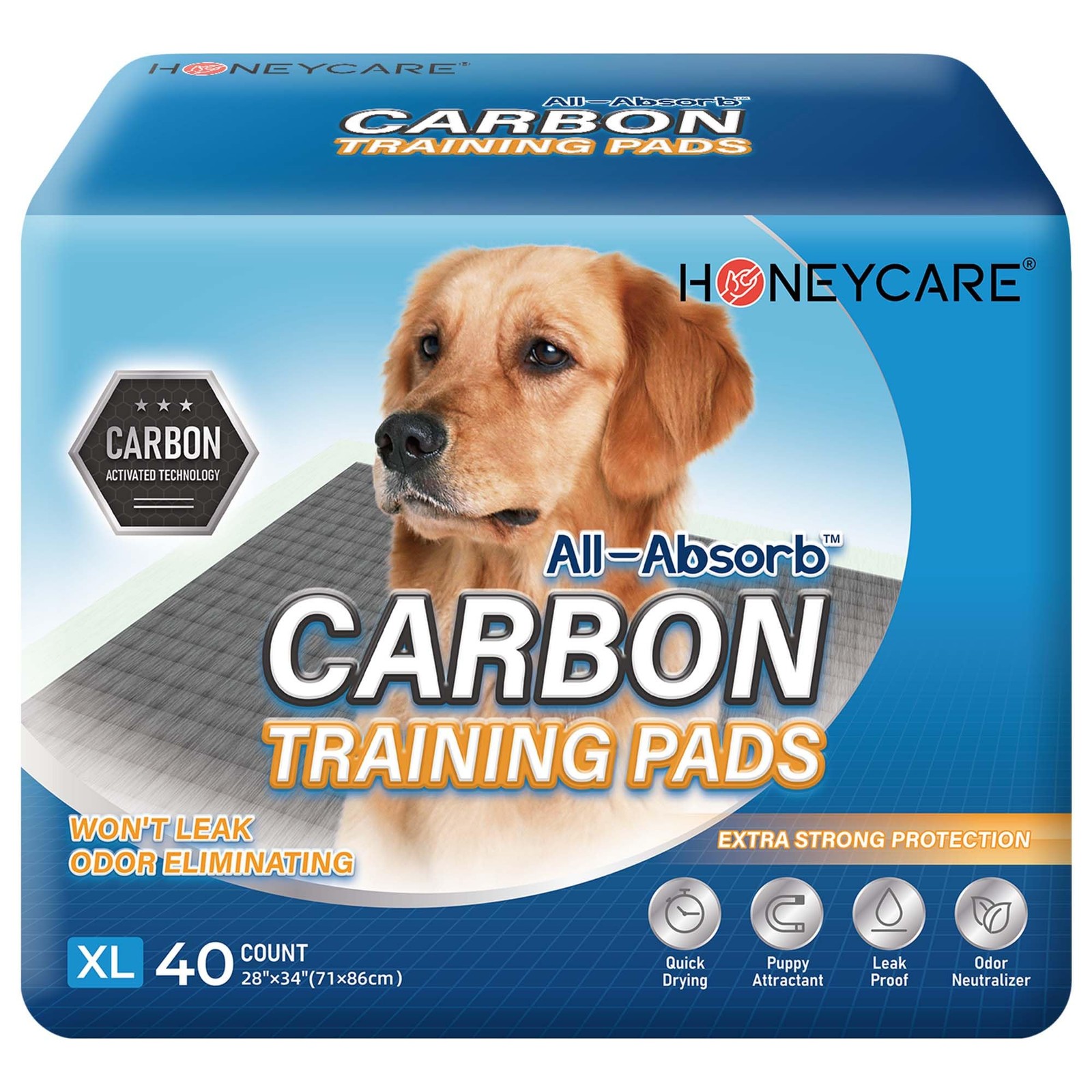 HONEY CARE All-Absorb Puppy Training Pads Dog Potty Pads Absorb Eliminating Ur