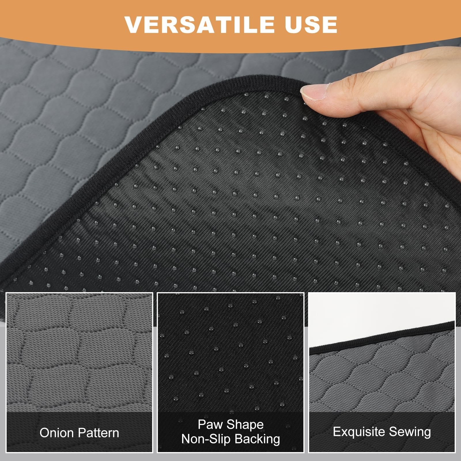 3 Pack Guinea Pig Cage Liners, Washable Guinea Pig Pee Pads Waterproof Reusab…
