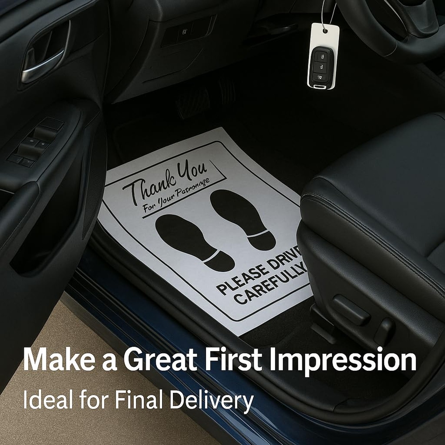 Hi-Tech Disposable Paper Car Floor Mats – Heavy Duty Waterproof Auto Mats