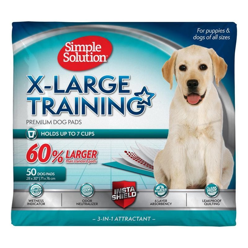 Extra Large Dog Training Pads Super Absorbent Odor Control Leak Proof 50 Count