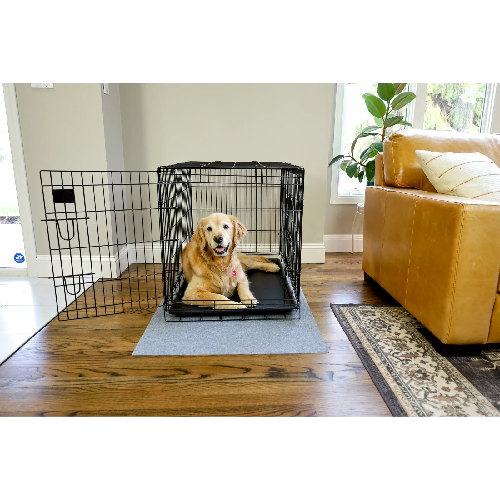 Drymate Dog Crate Mat Liner, Absorbent, Waterproof, Non-Slip, Machine Washable,