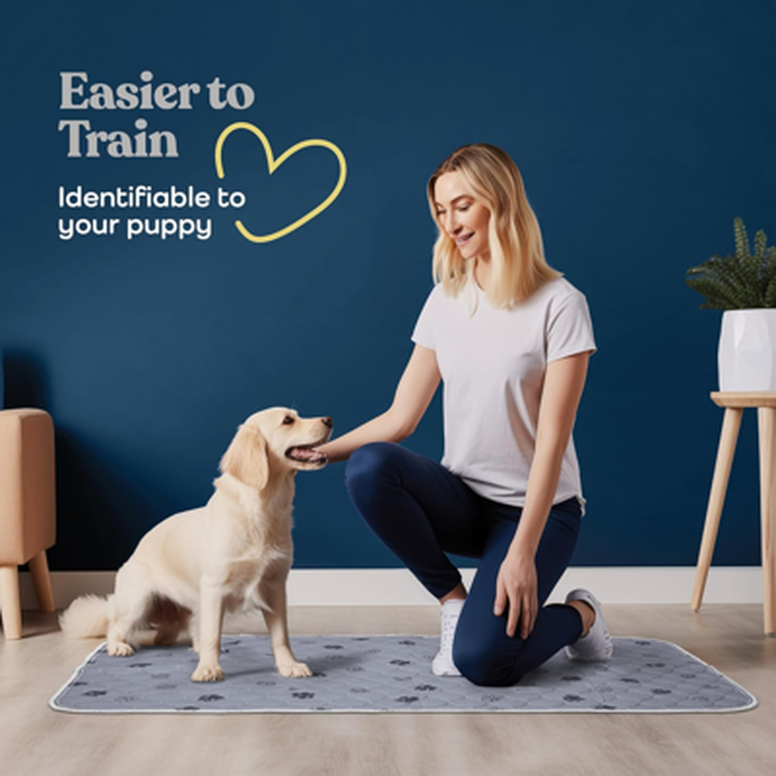 Dog Training Pads Reusable Washable Absorbent Puppy Pee Pads Waterproof Non Slip