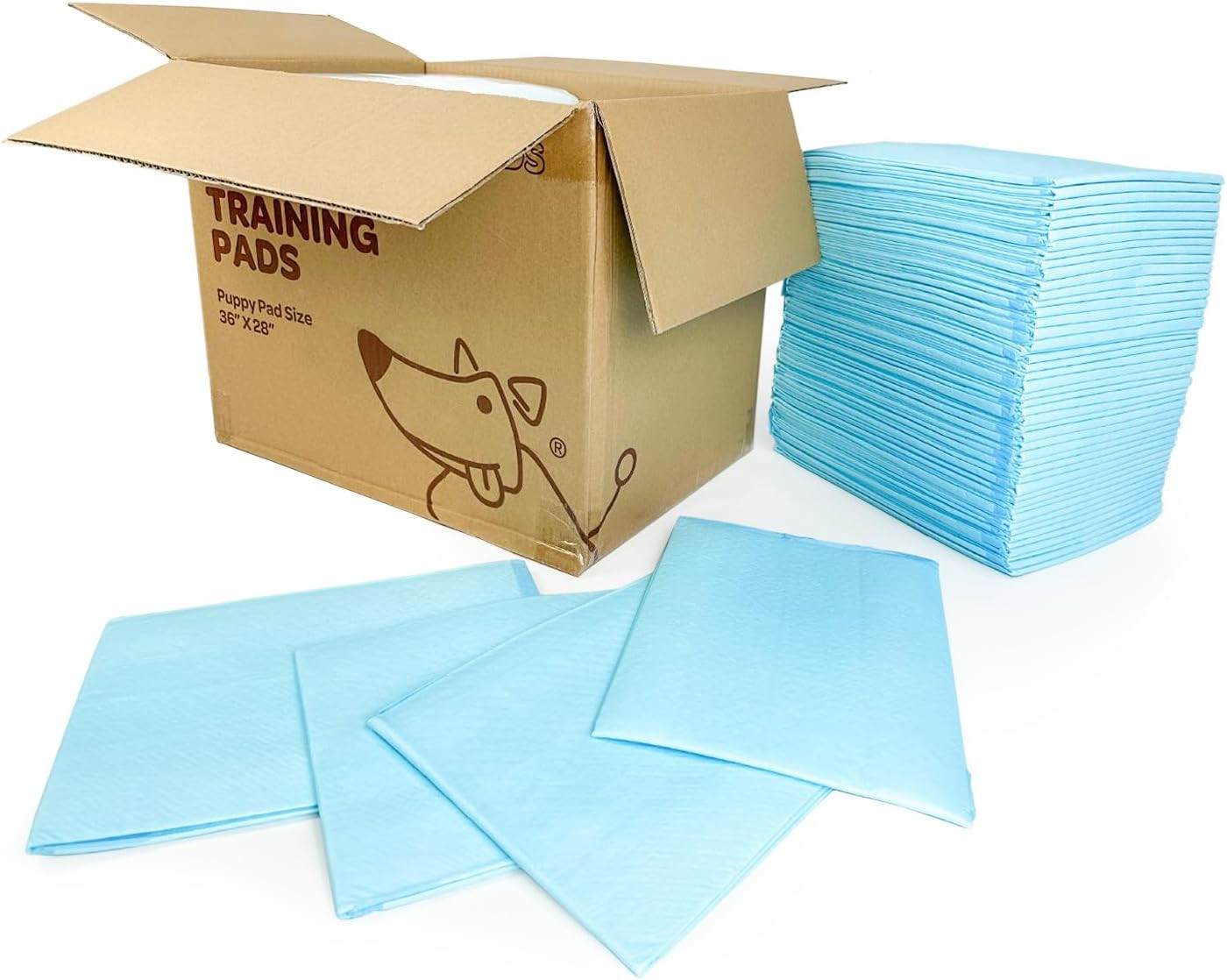 XL (36 X 28 Inches) Puppy Pads 100 Count – Super Absorbent Dog Training Pads, Qu