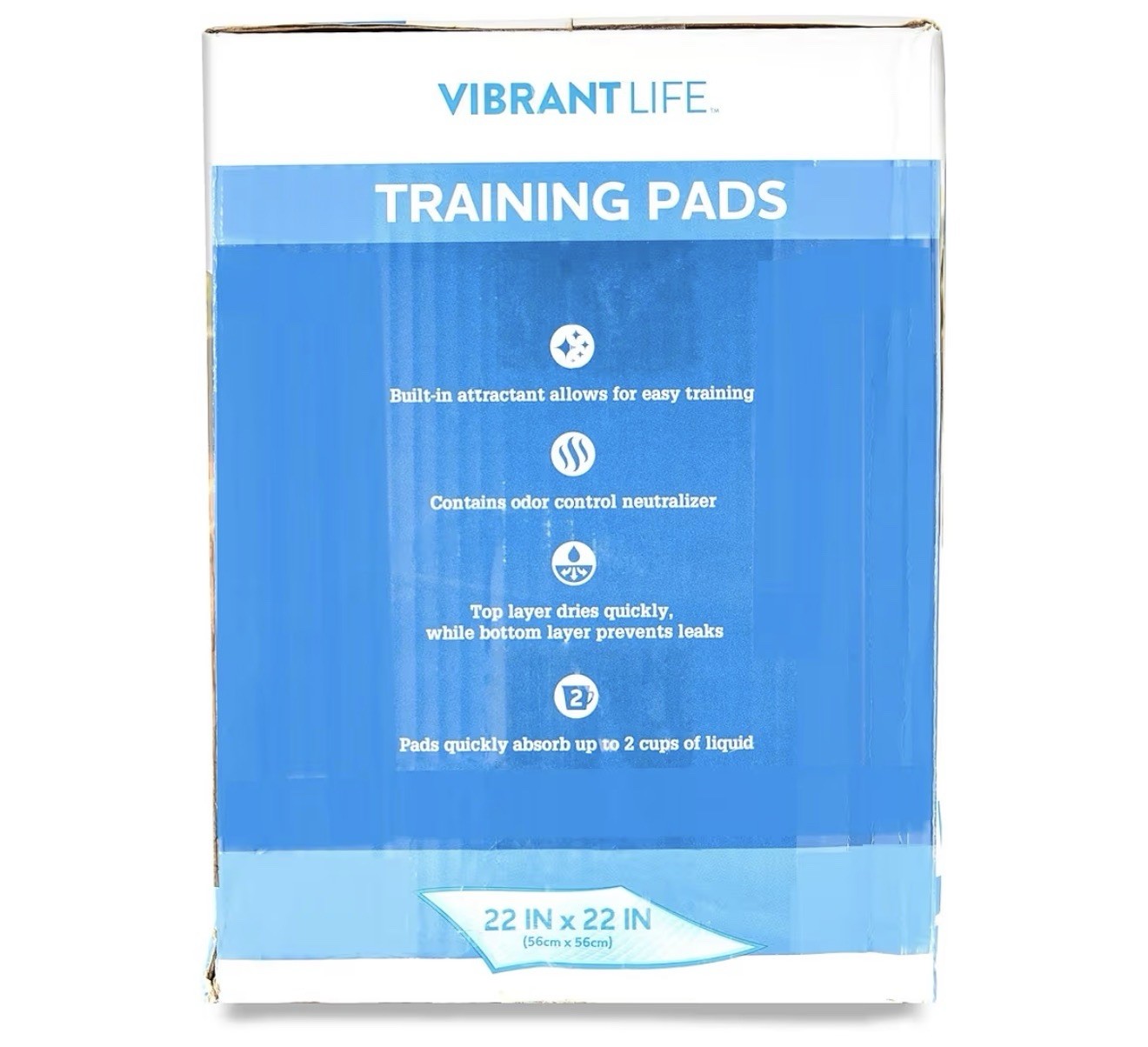 Honeycare Training Pads 22x22in Leak Proof Odor Neutralizer Quick Dry chewy