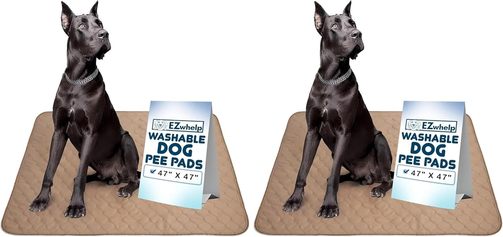 Reusable Washable Dog Pee Pads Waterproof Puppy Training Whelping Pad Rounded