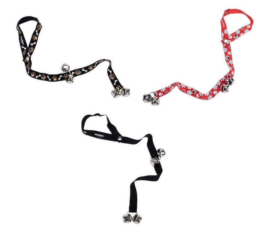 Potty Training Bells for Dogs – 3 colors – Advance Teach New Puppy to Jingle