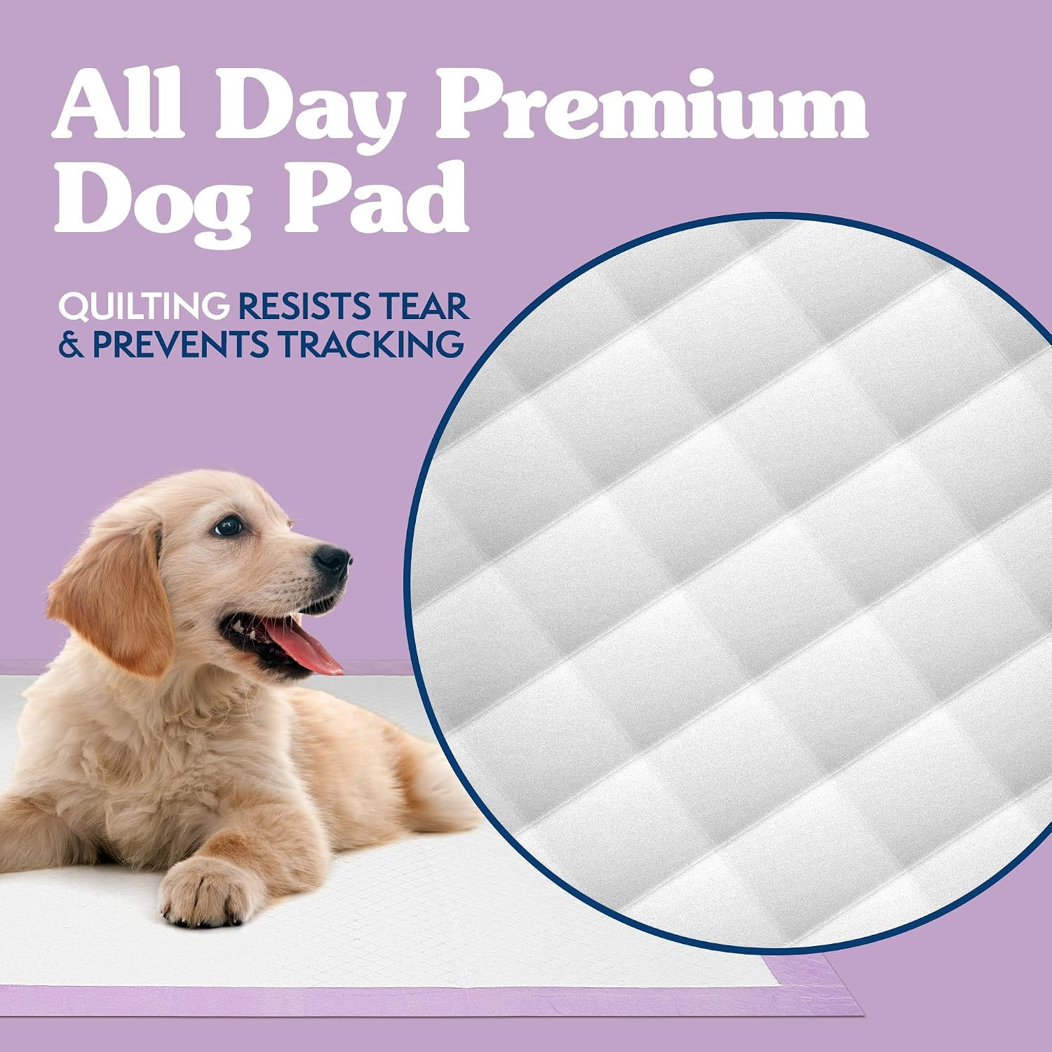 All Day Pee Pads for Dogs, Puppy Potty Training, Leak Proof Dog Pads, Pet Pee Pa