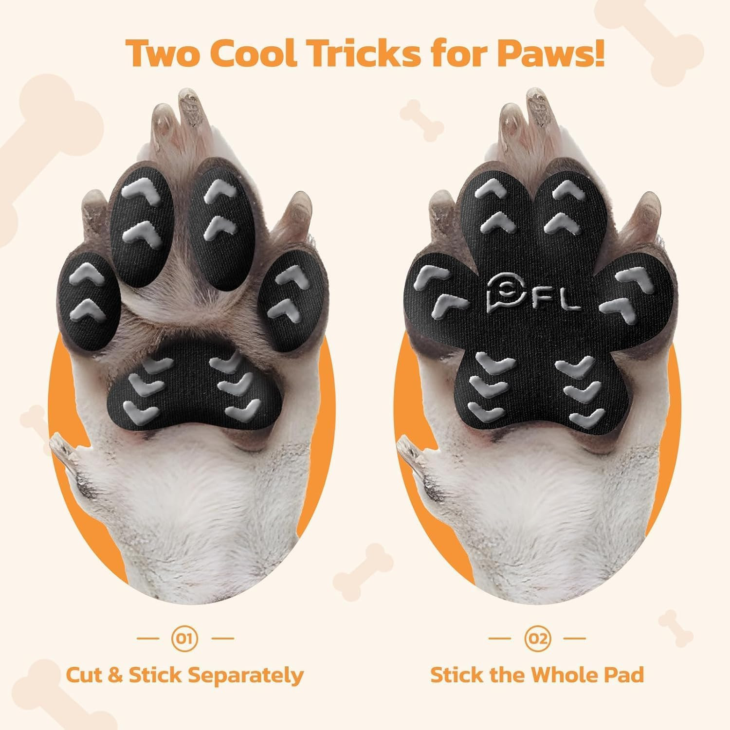 Anti Slip Dog Paw Protector Pads for Senior Dogs, Paw Pads for Dogs Traction, Di