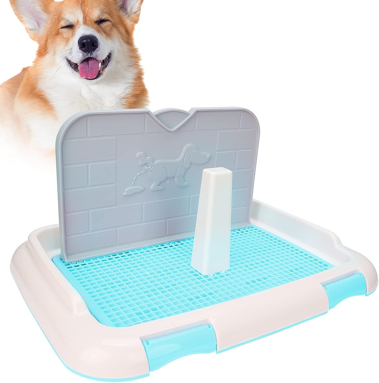 Dog Toilet Indoor Puppy Training Toilet Cat Potty Fence Indoor Dog Potty Tray Do