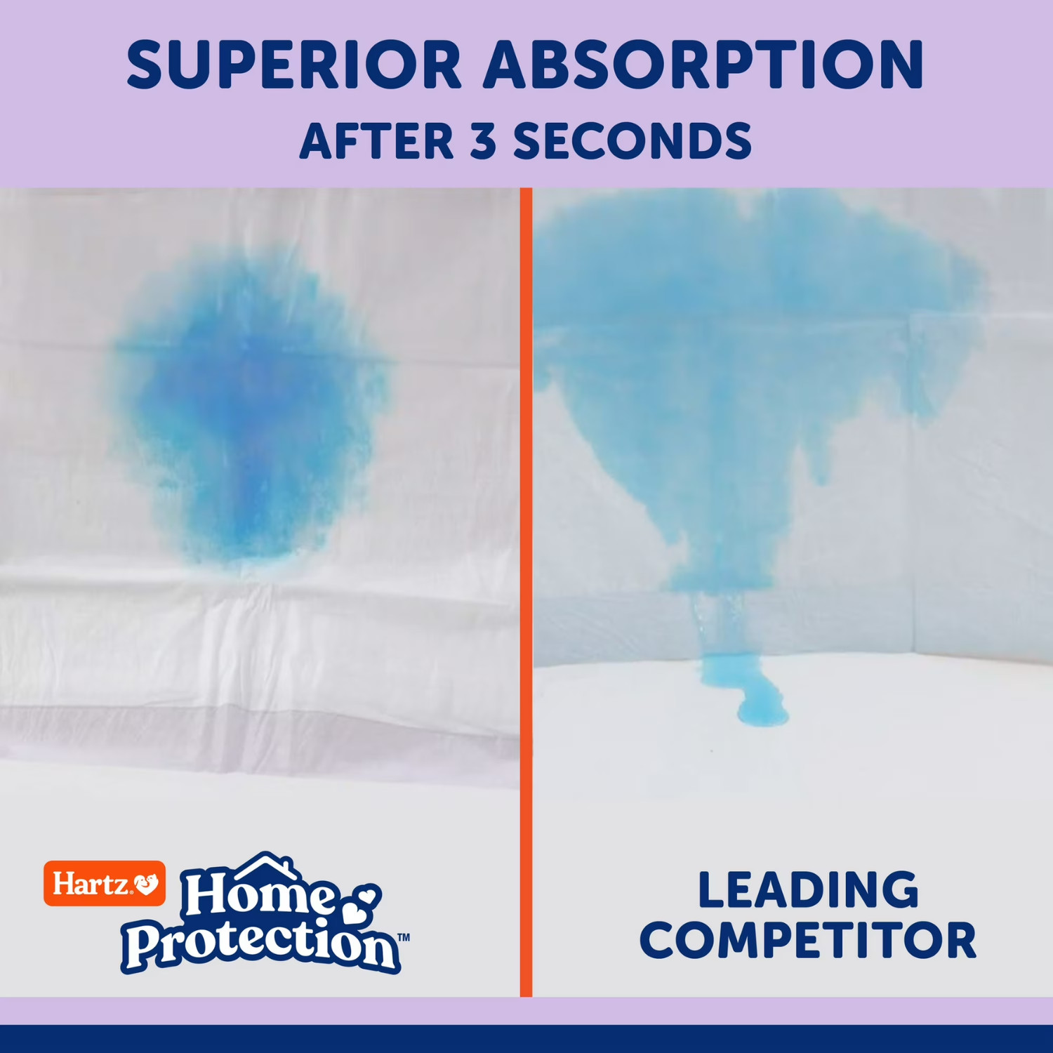 Hartz Dog Pads 3XL 30Ct Lavender Odor Control Leak Proof Training Pads