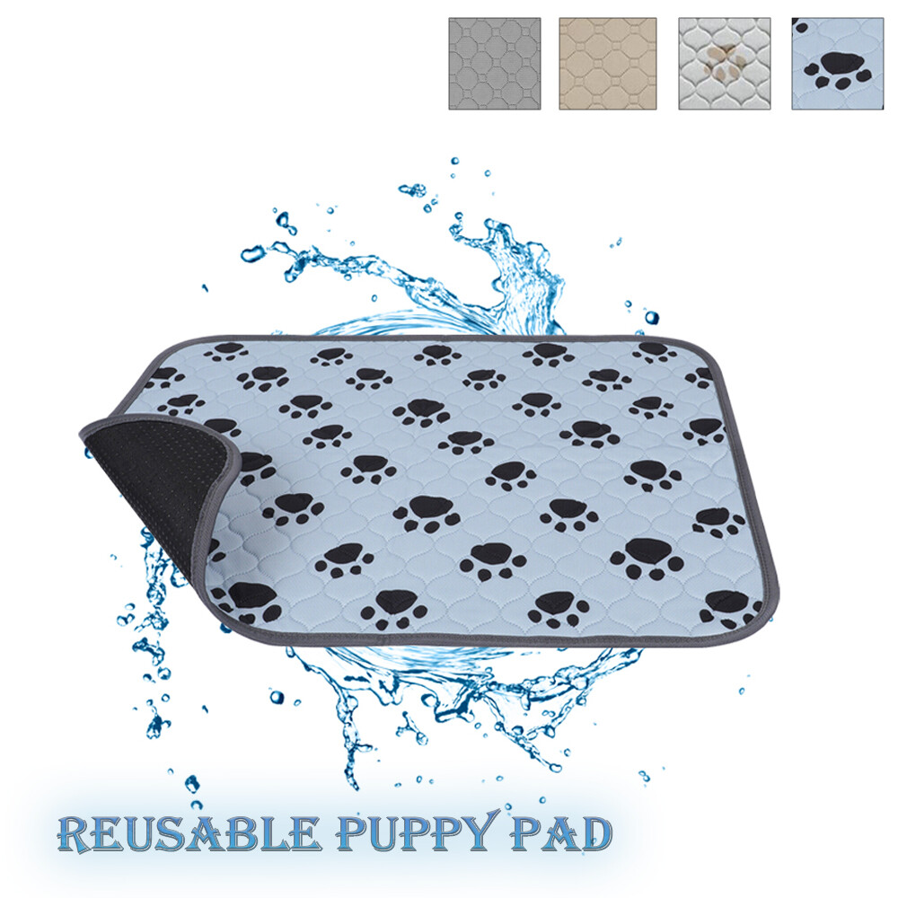 Washable Dog Cat Pee Pads Reusable Dog PuppyTraining Pads Whelping Mat S M L XL