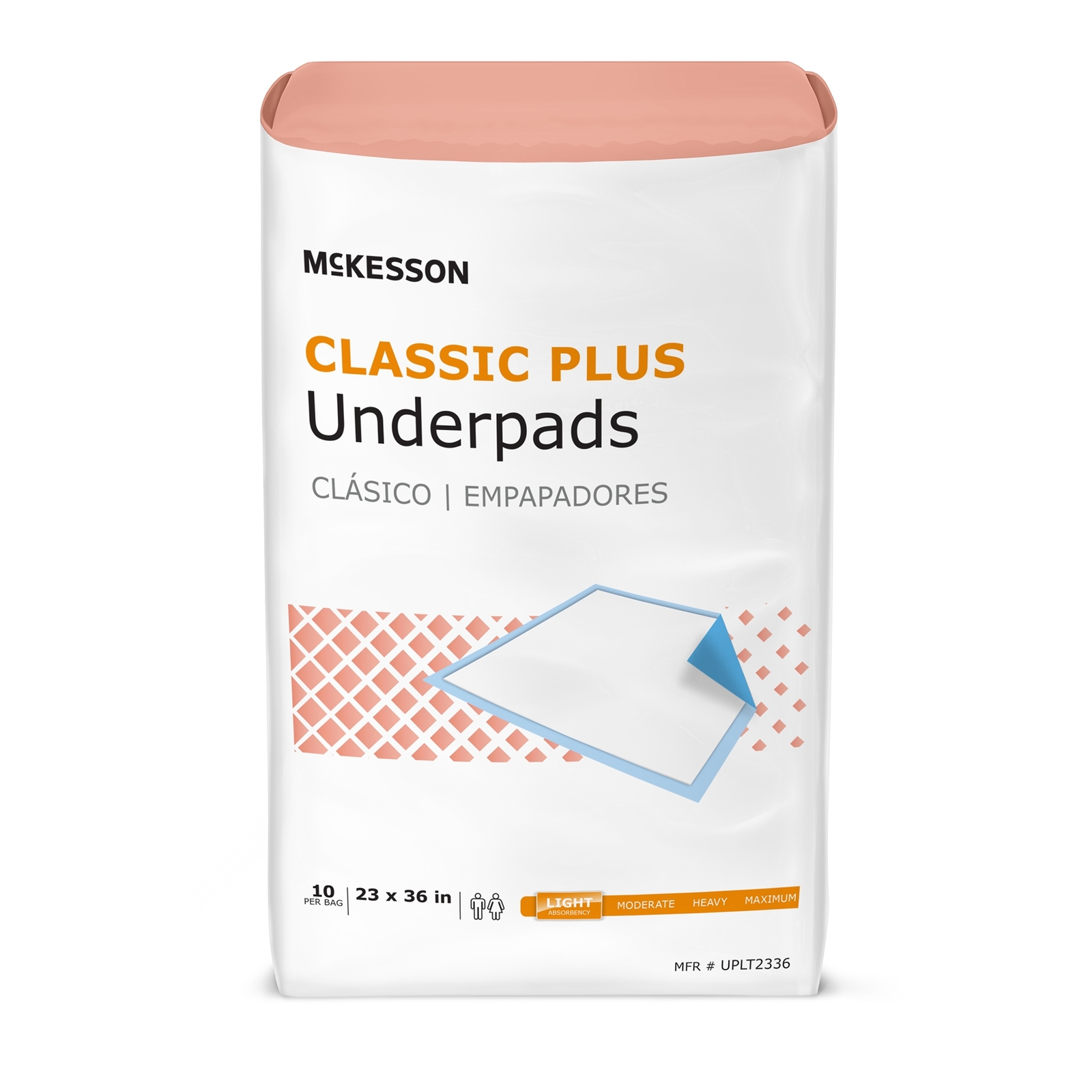 150 McKesson Adult Bed Chair Urinary Incontinence Disposable Underpads 23×36″