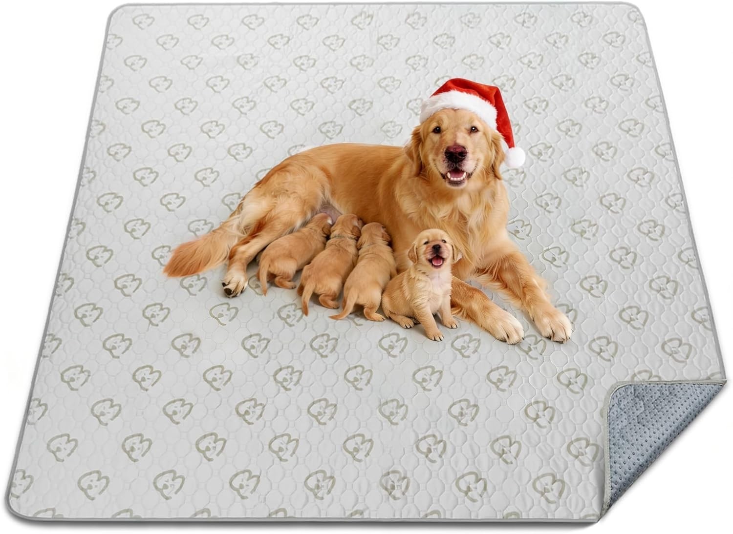 FXW Dog Pet Super Absorbent Washable Pee Pad 63″x63″ Square for 8 Panel 24″ Pen