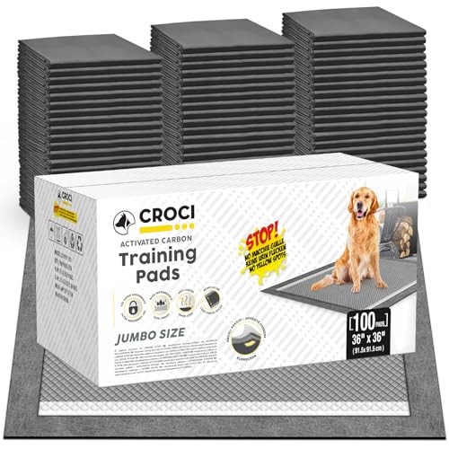Jumbo Puppy Pads 36×36″ Charcoal Super Absorbent for Dogs