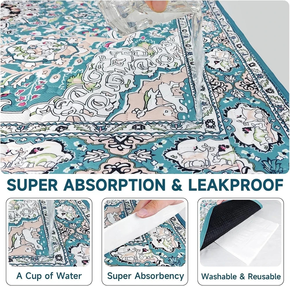 Puppy Pee Pads for Dogs, Reusable Puppy Pads with Pheromones,Washable Pet Pad…