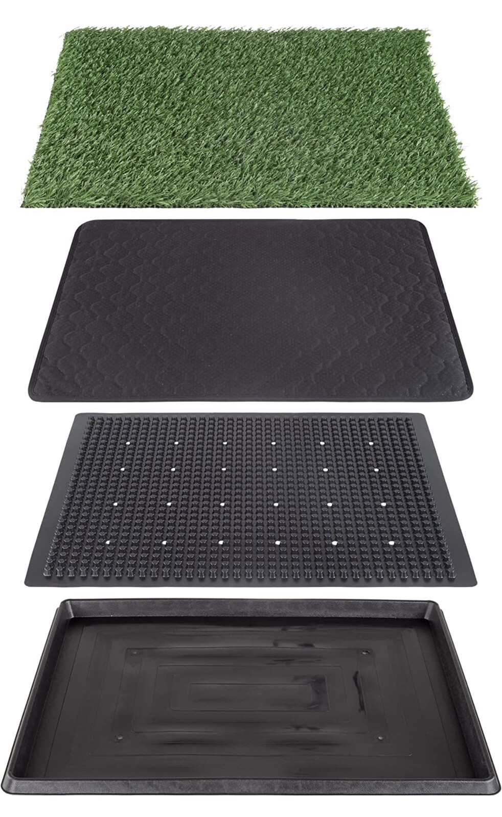 Artificial Fake Grass Pee Pads 4-Layer for Dogs and Small Pets