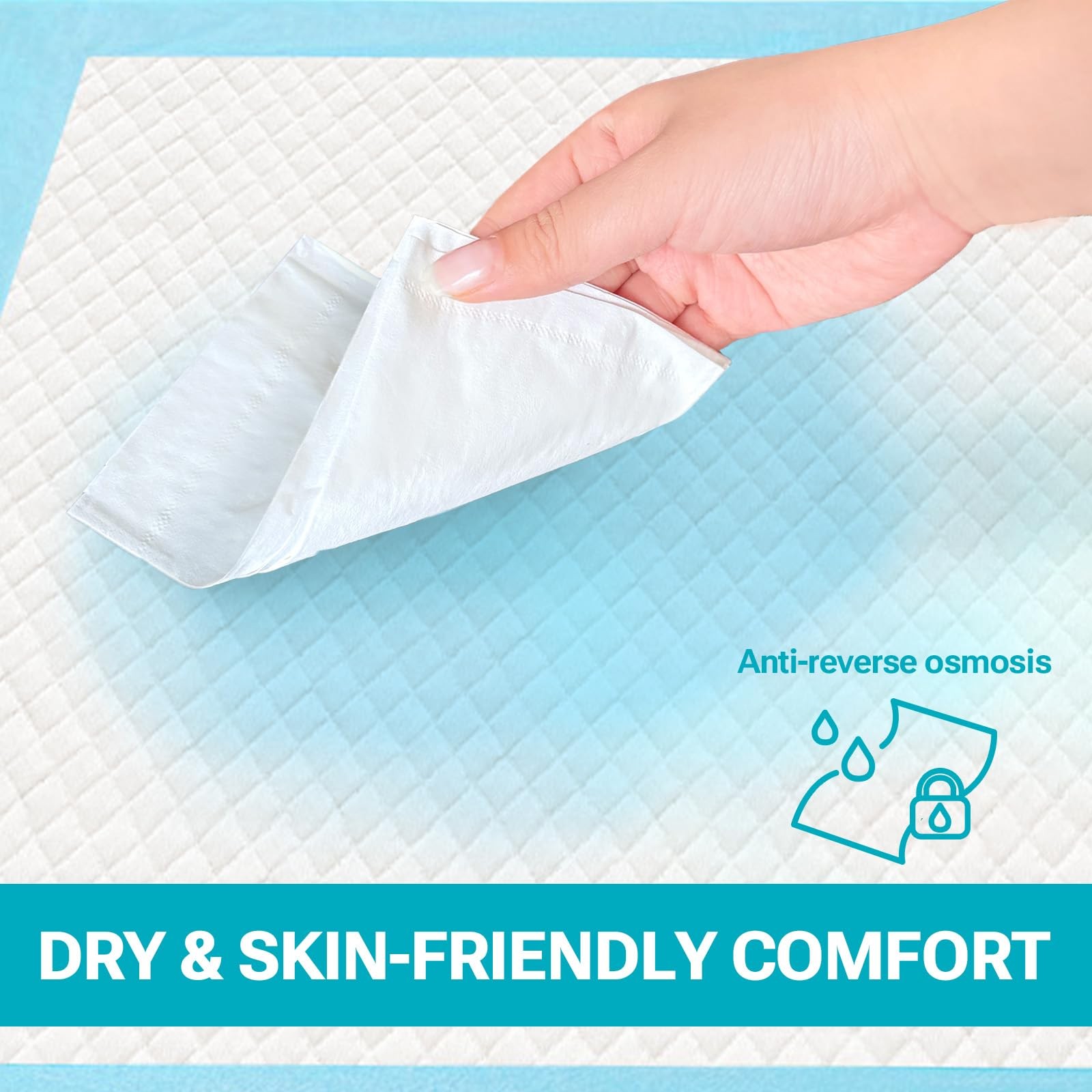Super Absorbent Puppy Pads 28″x34″ 50 Count Quick Drying Dog Training Pee Pad…