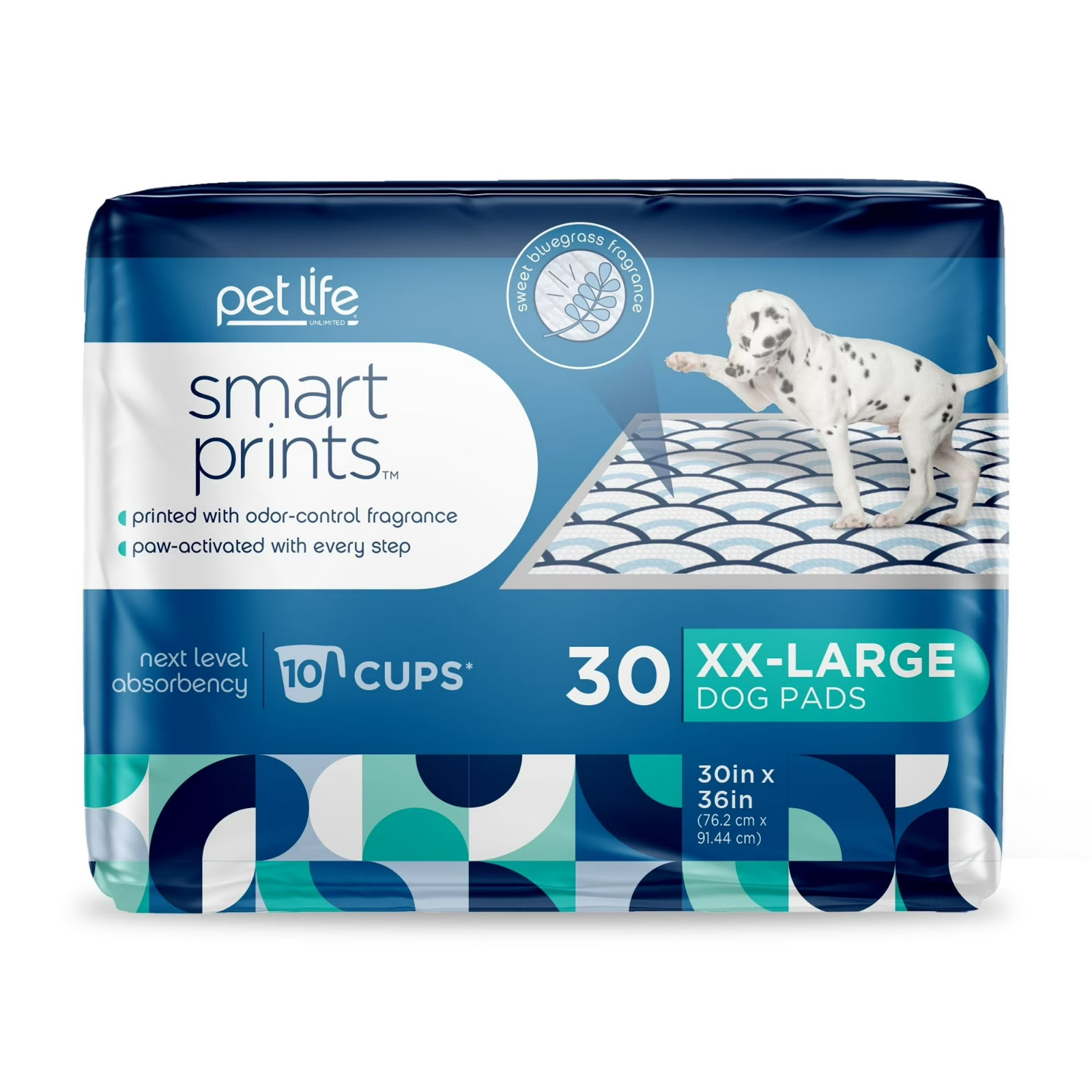 Pet Life Unlimited Smart Print Pads XXL, 30ct