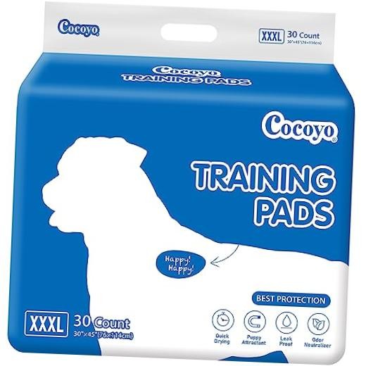 Best Value Dog Training Pads Giant Size | Dog Pee Pads XXXL Gigantic XXXL 30.0