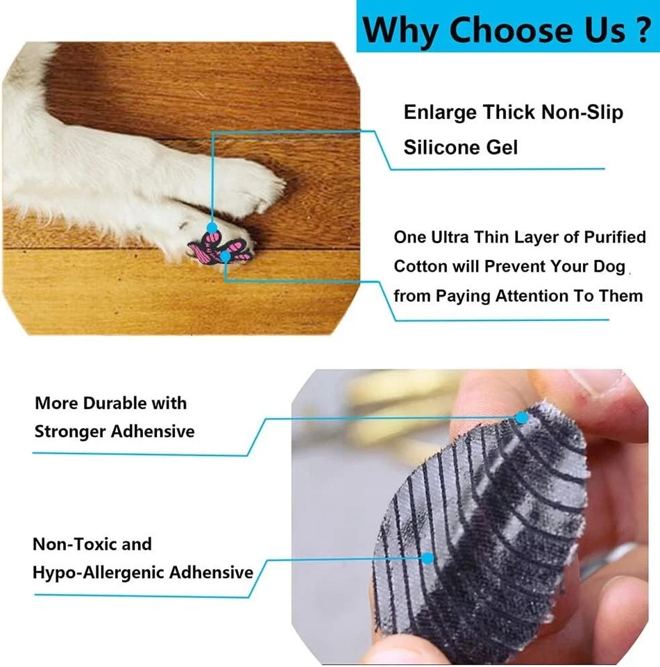 Dog Paw Protector Non-Slip Gripper Traction Pads Walk Assistant Senior Dogs Foot