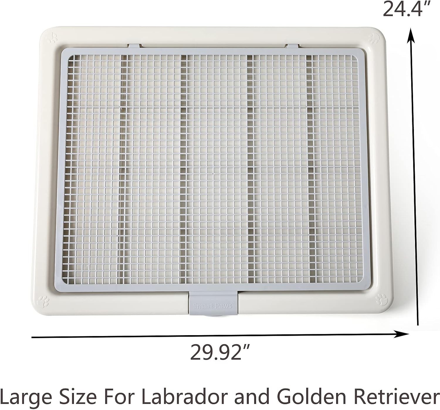 Large Dog Training Tray Grey Foldable PP 76x62cm Easy Clean Floor Protect