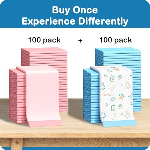 Super Absorbent Disposable Dog Pee Pads 23″x23″ – Leak-Proof Puppy Training 200-