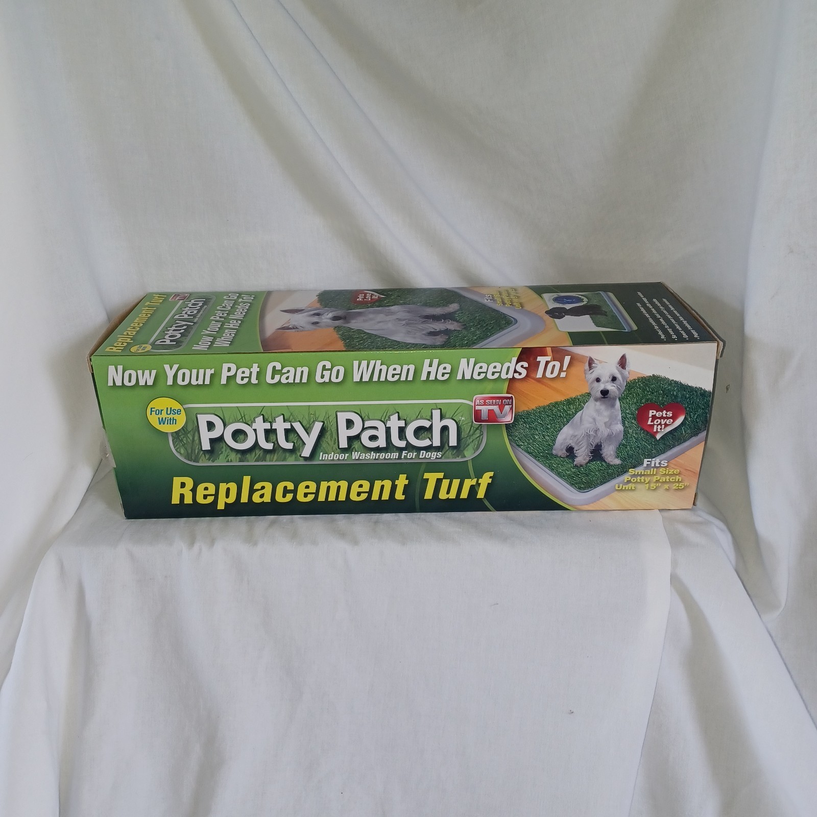 Replacement Grass Pet Turf for Dog or Cat Potty Trays – Fits Trays 15″ x 25″