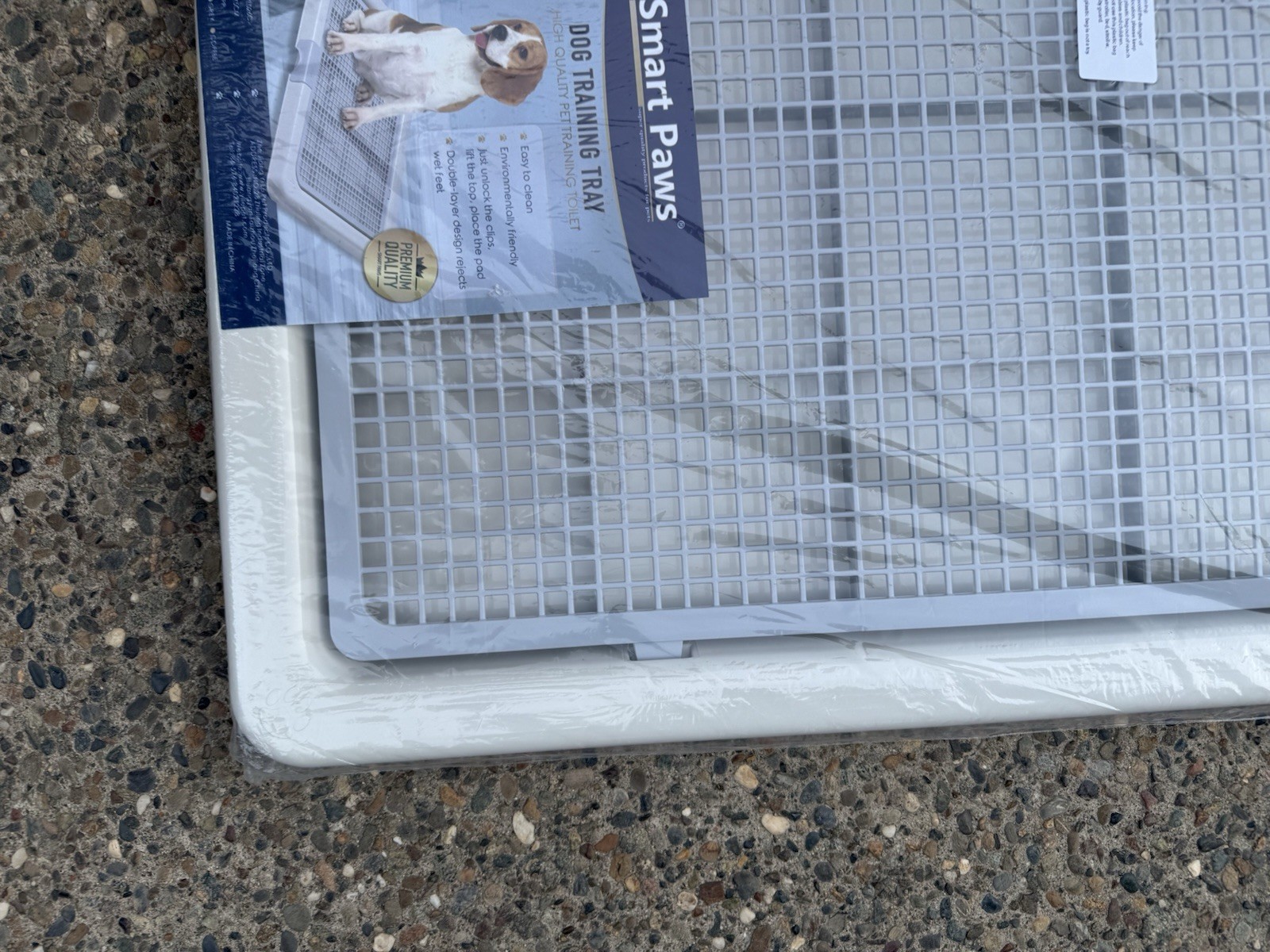 Smart Paws Dog Training Tray Dog Toilet w/ Tray Mesh Grid 29.92″ x 24.4″