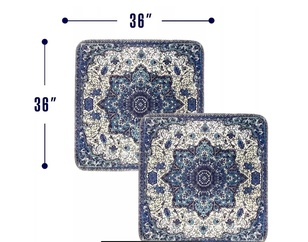 Washable Pee Pads for Dogs (36X36) – Super Absorbent 2-Pack Reusable Puppy Pads