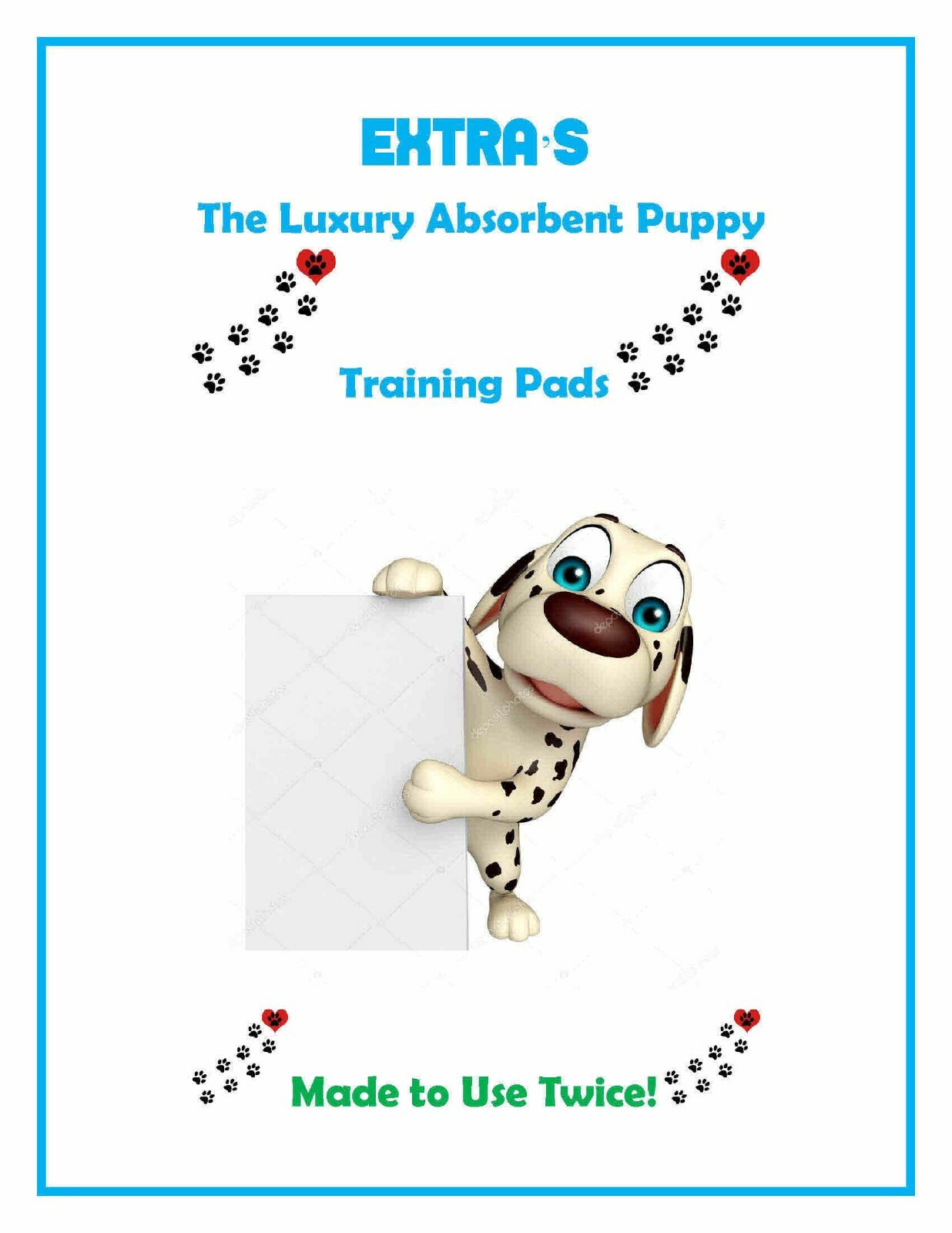 400-23×24″ Deluxe EXTRA Absorbent 2x Use Puppy Dog Training Pee Piddle Pee Pads