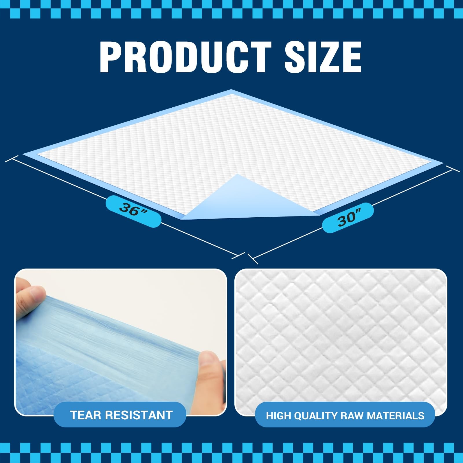 Dog Pads 100 Pack 30″x35″, Dog Pads Extra Large for Pets, Disposable Large Pe…