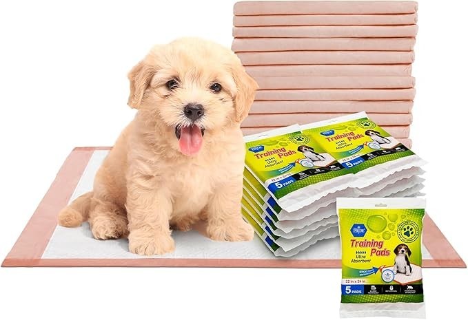 MED PRIDE Puppy Pee Pads 22×24 Travel Leakproof Absorbent Dog Training Pads 10ct
