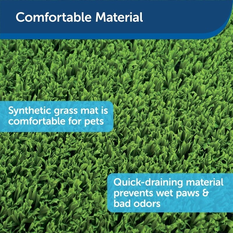 Pet Loo Replacement Grass Mat Dogs Easy Clean Fast Draining Turf Medium Regular