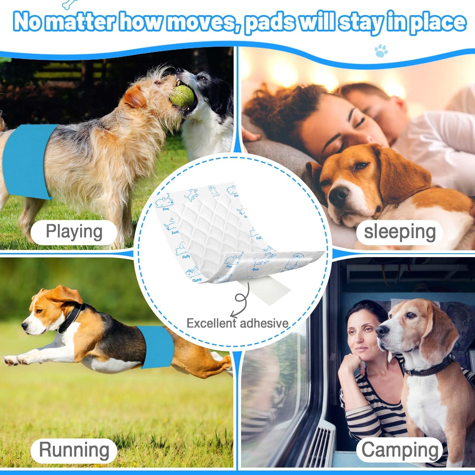 Dog Diaper Liners for Dog Diapers and Female 150ct Super Absorption Disposabl…