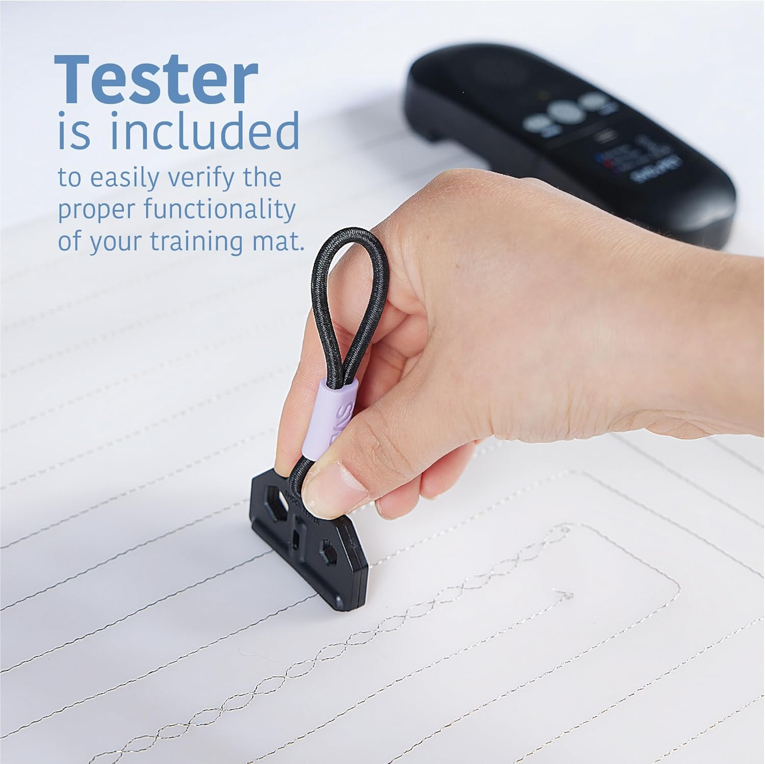 2-Pack Pet Training Mat with Tester, 3 Modes, Safe for Dogs & Cats
