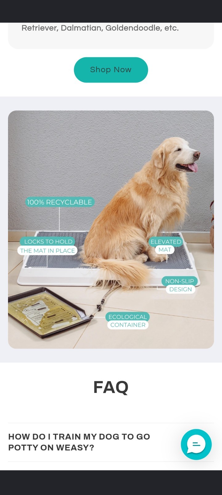 Weasy Dog Potty