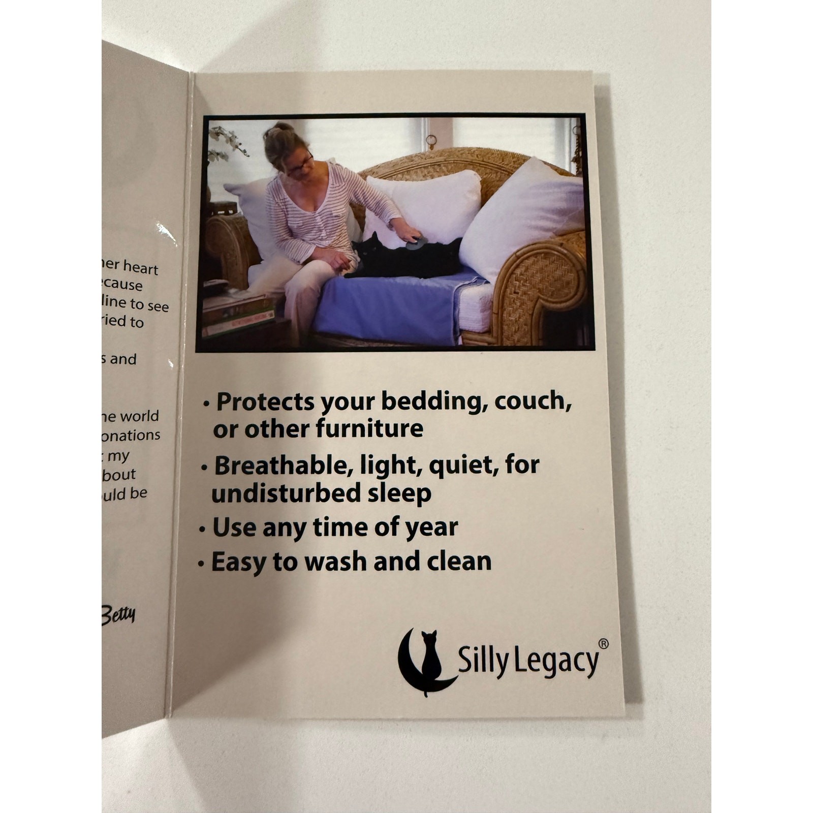Silly Legacy Waterproof Bed Cover Liner for Pets Large 82×82 Beige, New
