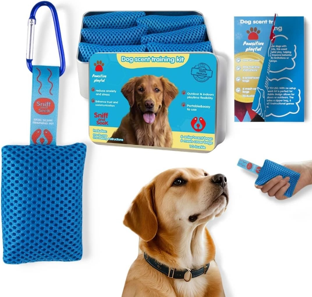 Dog Scented Training Kit Fun for Dogs- Nose Work for Dogs, Hide and Seek Dog Toy